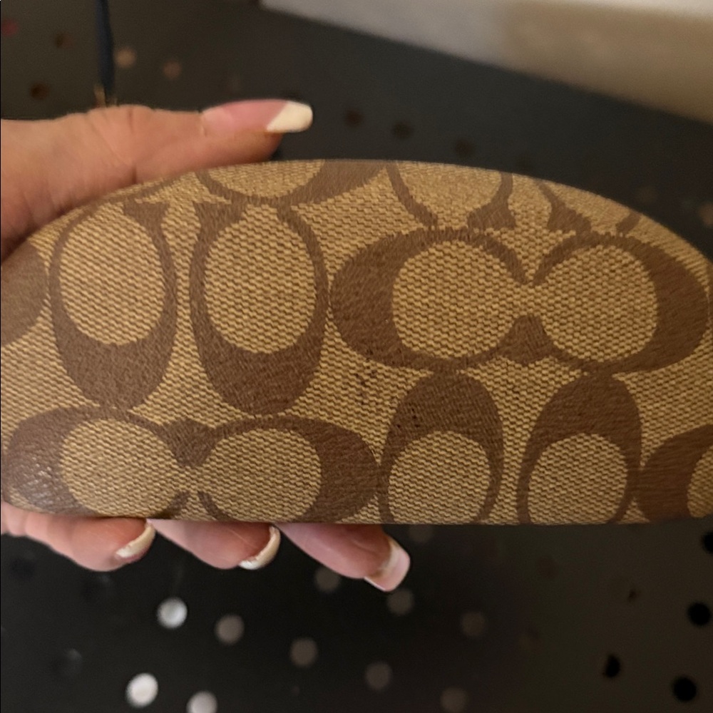 Coach Tan Sunglasses with Case - Picture 4 of 5